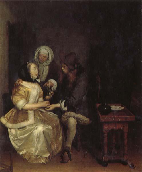 Gerard Ter Borch The Galass of Lemonade oil painting picture